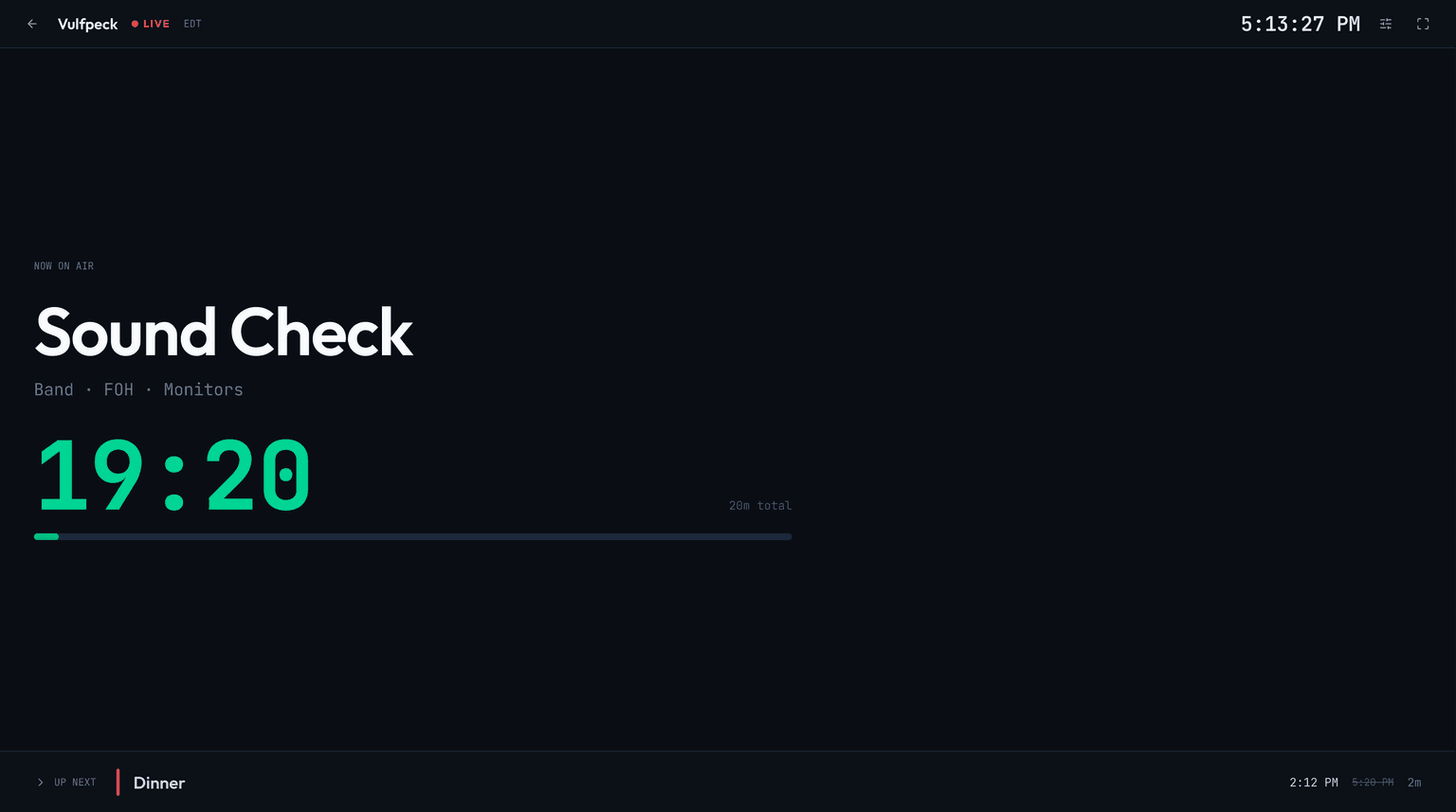 runsheetpro-stage-screenshot